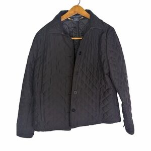 Ralph Lauren Women's M Quilted Retro Layer Coat